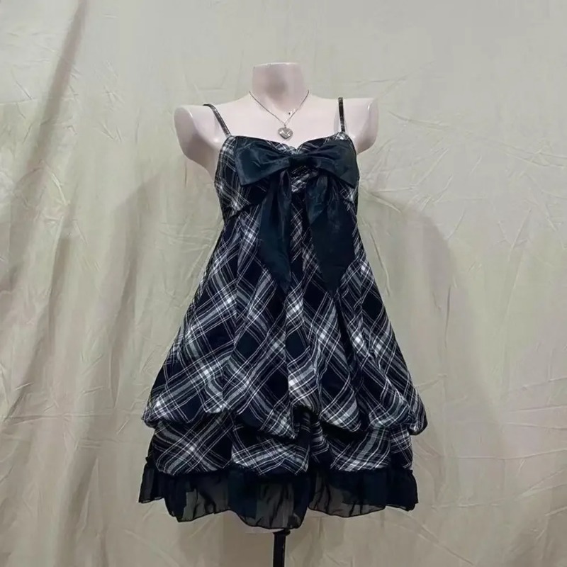 Shift Dress Sleeveless - Kawaii Japanische Lolita Zweiteiler-Sets für Damen,