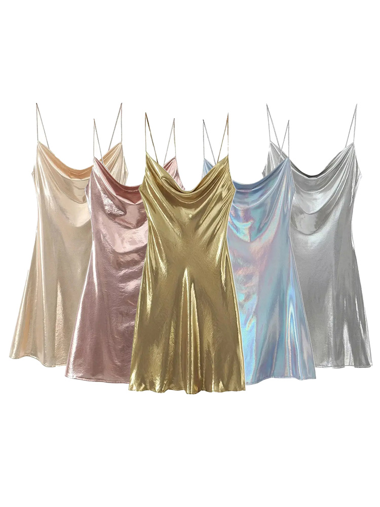 HH Damen Sexy Shinning Metalli – Shift Dress Sleeveless Bewertung und Preis