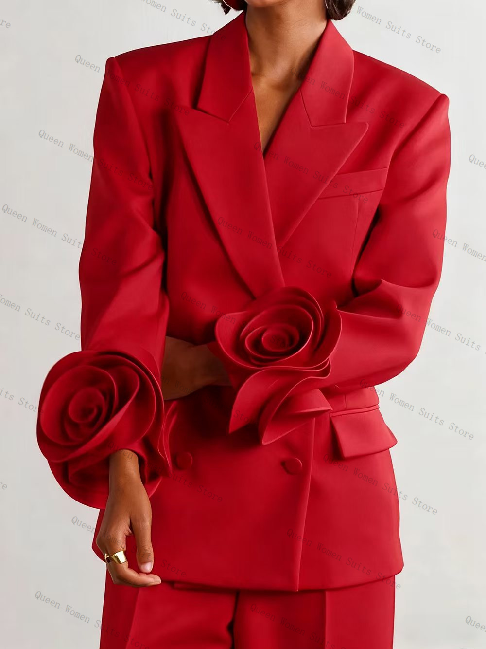 Luxuriöses rotes Damen-Anzug-S – Women'S Formal Wear For A Wedding Guest Bewertung und Preis