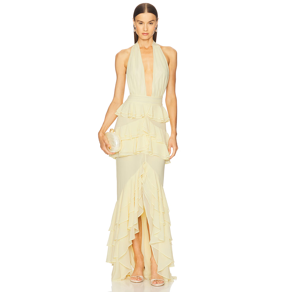 Abendkleider mit Tiefem V-Auss – Women'S Formal Wear For A Wedding Guest Bewertung und Preis