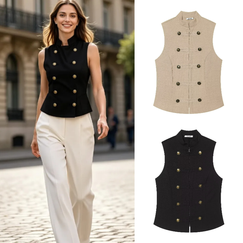 Damen Slim Fit Ärmelloses Hemd – Women Formal Blouses For Evening Wear Bewertung und Preis