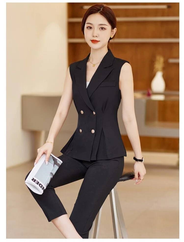 Elegante Damen-Hosenanzüge mit – Women Formal Wear Vest Bewertung und Preis