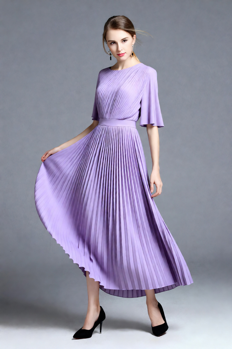 Damenkleid in Flieder mit Cape – Women'S Formal Wear For A Wedding Guest Bewertung und Preis