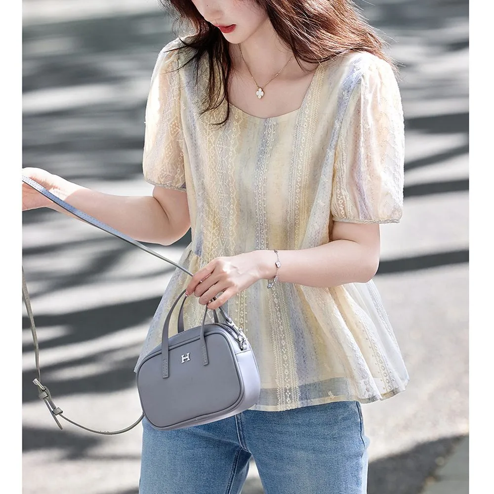 Damen-Bluse im koreanischen St – Women Formal Blouses For Evening Wear Bewertung und Preis