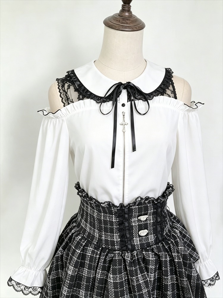 Süße JK-Bluse für Damen, Japan – Women Formal Blouses For Evening Wear Bewertung und Preis
